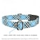 Max and Neo Plaid Pattern NEO Dog Collar We Donate a Collar to a Dog Rescue for Every Collar Sold Blue Small