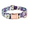 XPangle Metal Buckle Dog Collar Durable Adjustable Dog Collar Soft for Small Medium Large Dogs S1014in Flower5