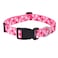 Mihqy Dog Collar Adjustable Heart Dog Collar Love Theme Perfect for Small Medium Large DogsPink HeartL