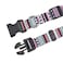 Mihqy Dog Collar and Leash Set with Bohemia Floral Tribal Geometric Patterns Soft Ethnic Style Collar Adjustable for Small Medium Large DogsBohemian Purple SetL