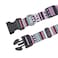 Mihqy Dog Collar and Leash Set with Bohemia Floral Tribal Geometric Patterns Soft Ethnic Style Collar Adjustable for Small Medium Large DogsBohemian Purple SetL