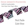 Mihqy Dog Collar and Leash Set with Bohemia Floral Tribal Geometric Patterns Soft Ethnic Style Collar Adjustable for Small Medium Large DogsBohemian Purple SetL