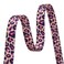 Mihqy Dog Collar and Leash Set with Bohemia Floral Tribal Geometric Patterns Soft Ethnic Style Collar Adjustable for Small Medium Large DogsPink Leopard SetL