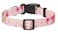 Mihqy Dog Collar with Bohemia Floral Tribal Geometric Patterns Soft Ethnic Style Collar Adjustable for Small Medium Large Dogs Pink RoseXS