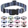 Mihqy Dog Collar with Bohemia Floral Tribal Geometric Patterns Soft Ethnic Style Collar Adjustable for Small Medium Large DogsBohemian BlueM