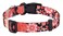 Mihqy Dog Collar with Bohemia Floral Tribal Geometric Patterns Soft Ethnic Style Collar Adjustable for Small Medium Large DogsRed Flower AS