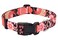 Mihqy Dog Collar with Bohemia Floral Tribal Geometric Patterns Soft Ethnic Style Collar Adjustable for Small Medium Large DogsRed Flower AS