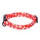 Mile High Life Dog Collar Cute Puppy Collars Lightweight Girl Dog Collar Soft Boy Dog Collars w Paws Bones Mustache Pattern Red Medium