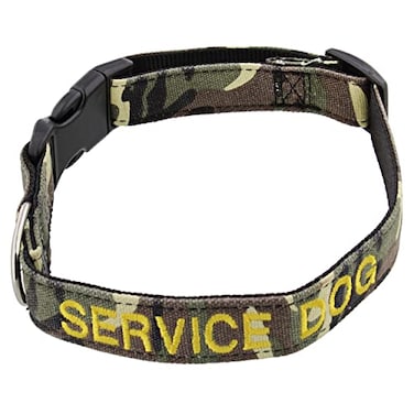 Mondo Medical Emotional Support Service Dog Collar 14 to 21in Camo Medium Dog Collar for Medium Sized Dogs