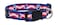 Native Pup American Flag Dog Collar Red White and Blue Patriotic Collars for 4th of July USA Adjustable Small Medium Large Breed Dogs Large Paws