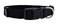 Native Pup Basic Nylon Dog Collar Adjustable for Small Medium Large pet and Puppies Accessories Cute Colors for Male Female boy Girl Puppy Medium Black