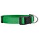 Native Pup Basic Nylon Dog Collar Adjustable for Small Medium Large pet and Puppies Accessories Cute Colors for Male Female boy Girl Puppy Medium Green