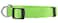 Native Pup Basic Nylon Dog Collar Adjustable for Small Medium Large pet and Puppies Accessories Cute Colors for Male Female boy Girl Puppy Medium Neon