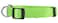 Native Pup Basic Nylon Dog Collar Adjustable for Small Medium Large pet and Puppies Accessories Cute Colors for Male Female boy Girl Puppy Medium Neon