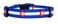 Native Pup Colorado State Flag Dog Collar Colorado Blue Medium