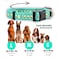 Native Pup Flower Dog Collar Adjustable Small Medium Large Cute Girl Female Summer Spring Pretty Designer Puppy Essentials Accessories Pink Floral Blue Daisy Rose Large Avocado
