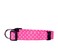 Native Pup Polka Dot Dog Collar Adjustable for Small Medium Large Dogs Cute Fabric for Boy Girl Pink Large