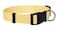 Native Pup Polka Dot Dog Collar Adjustable for Small Medium Large Dogs Cute Fabric for Boy Girl Yellow Small