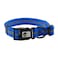 NIMBLE Nimble Reflective Waterproof Dog Collar Adjustable Odor Resistant Easy Clean Pet Collar for Small Medium Large Dogs Night Walking Outdoor Rainy Use Medium 1181185inches Blue