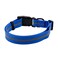 NIMBLE Nimble Reflective Waterproof Dog Collar Adjustable Odor Resistant Easy Clean Pet Collar for Small Medium Large Dogs Night Walking Outdoor Rainy Use Medium 1181185inches Blue