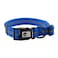 NIMBLE Nimble Reflective Waterproof Dog Collar Adjustable Odor Resistant Easy Clean Pet Collar for Small Medium Large Dogs Night Walking Outdoor Rainy Use Medium 1181185inches Blue