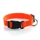 SALO Nylon Dog Collar Adjustable Dog Collars for Medium Large Dogs 1 Inch Wide Orange