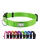 penseepet PENSEEPET Dog Collar Green Basic Dog Collars with Breathable Quick Release Nylon Pet Collar for Puppy Small Medium Large Dogs Boy Girl