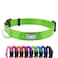 penseepet PENSEEPET Dog Collar Green Basic Dog Collars with Breathable Quick Release Nylon Pet Collar for Puppy Small Medium Large Dogs Boy Girl