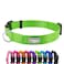 penseepet PENSEEPET Dog Collar Green Basic Dog Collars with Breathable Quick Release Nylon Pet Collar for Puppy Small Medium Large Dogs Boy Girl