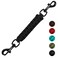 PetBonus Dog Collar Safety Clip Handmade Backup Safety Strap for Dog Harness Prong Pinch Collar Double Ended Clasp Leash Connector Black