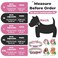 Petcare PETCARE Reflective Dog Collar with Cute Paw Rivet Studded Funny Soft PU Leather Adjustable Puppy Dog Collars for Small Medium Large Dogs Cats PinkXLarge
