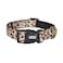 Petiry Dog Collar Animal Cheetah PatternWear Resistant FabricNo FadingComfortable and Durable for Puppy Medium DogsNeck1015