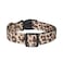 Petiry Dog Collar Animal Cheetah PatternWear Resistant FabricNo FadingComfortable and Durable for Puppy Medium DogsNeck1015
