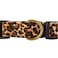 Petiry Fancy Leopard Dog Collar Flocking Fabric Cheetah Scent Premium Soft and for PuppyMiddle and Big DogsNeck1015