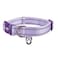 Petiry Reflective Nylon Dog Collar with Breathable Neoprene PaddingAdjustable for Large DogsNeck 17263Lilac Purple