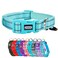Petiry Reflective Nylon Dog Collar with Breathable Neoprene PaddingAdjustable for Small Dogs9815Teal
