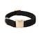 Petiry Soft Corduroy Fibric Dog Collar with High Grade Metal Buckle for Medium DogsBlackMedium1219