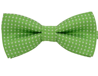 Heypet Puppy Kitten Collar Bow Tie Small Cat Dogs Neck Bowtie Adjustable for Wedding Birthday DDT1 Green with White Polka Dots St Patricks