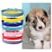 Luck Dawn Puppy ID Collars Soft Leather Dog Collar14 Colors PU Leather Adjustable Dog Cat Collars for Dog Small Large Cat Collars Newborn Puppies Kitten S059145 Flat14 Colors