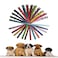 Luck Dawn Puppy ID Collars Soft Leather Dog Collar14 Colors PU Leather Adjustable Dog Cat Collars for Dog Small Large Cat Collars Newborn Puppies Kitten S059145 Flat14 Colors