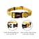 QQPETS Adjustable Soft Dog Collar Print Flower Pink Multicolor Cute Patterns for XS Small Medium Large Pet Girl Boy Puppy Walking Running Training XS Yellow Bee