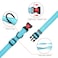 Stpiatue Reflective Dog Collar and Leash Set with Safety Locking Buckle Nylon Pet Collars Adjustable for Small Medium Large Dogs 3 SizesL