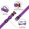 Stpiatue Reflective Dog Collar and Leash Set with Safety Locking Buckle Nylon Pet Collars Adjustable for Small Medium Large Dogs 4 SizesPurpleM