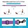 Stpiatue Reflective Dog Collar and Leash Set with Safety Locking Buckle Nylon Pet Collars Adjustable for Small Medium Large Dogs 4 SizesPurpleM