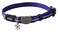 Rogz Catz AlleyCat Extra Small 516 Breakaway Reflective Kitten Collar Purple Reflective