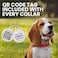 BRONZEDOG Rolled Leather Dog Collar Soft Round Design Prevents Tangling Matting with ID Tag for Small Medium Large Dogs 710 inch Rose