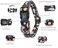 Roses&Poetry RosesPoetry Dog Collar with Colourful Star Patterns Adjustable Durable Puppy Collars for Small Medium Large Dogs StarXS