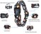 Roses&Poetry RosesPoetry Dog Collar with Colourful Star Patterns Adjustable Durable Puppy Collars for Small Medium Large Dogs StarXS