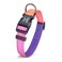 Roses&Poetry RosesPoetry Reflective Dog Collar with Gradient Mistyrose Adjustable Durable Pet Collars for Small Medium Large Dogs MistyroseM