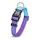 Roses&Poetry RosesPoetry Reflective Dog Collar with Gradient Violet Adjustable Durable Pet Collars for Small Medium Large Dogs VioletM